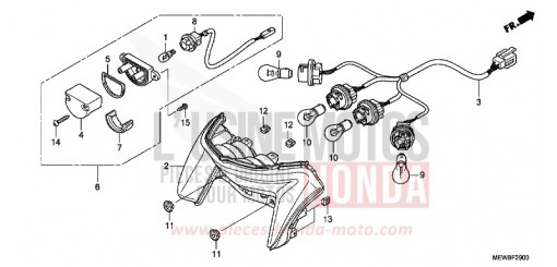 FEU ARRIERE NT700VAB de 2011
